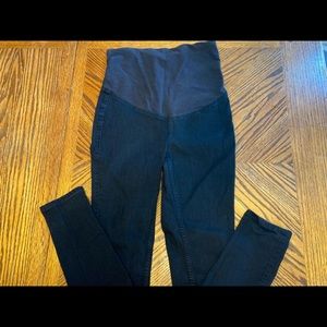 H&M Black skinny leg maternity jeans